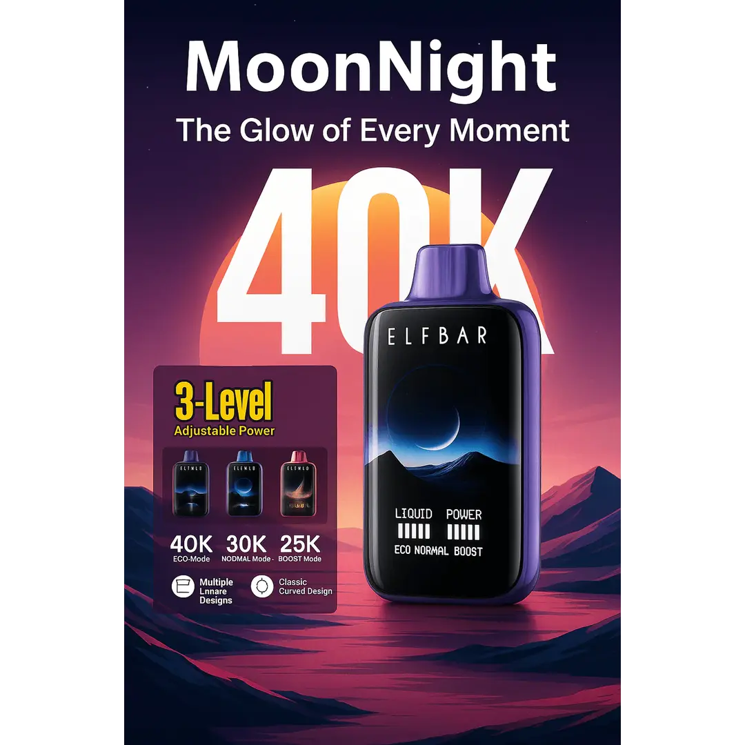 Elf Bar Moon Night – Blueberry Raspberry Watermelon - Vape Shop Noida